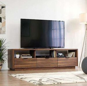 wooden TV stand