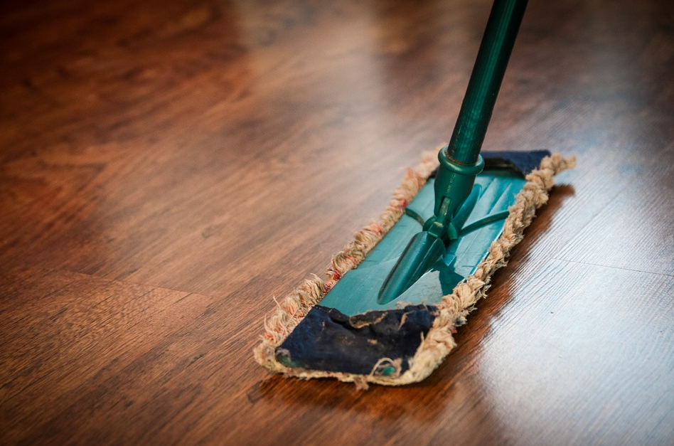 moper on the floor